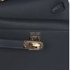 Hermès Limited Edition Kelly en Desordre Sellier 20 Ardoise Epsom Permabrass