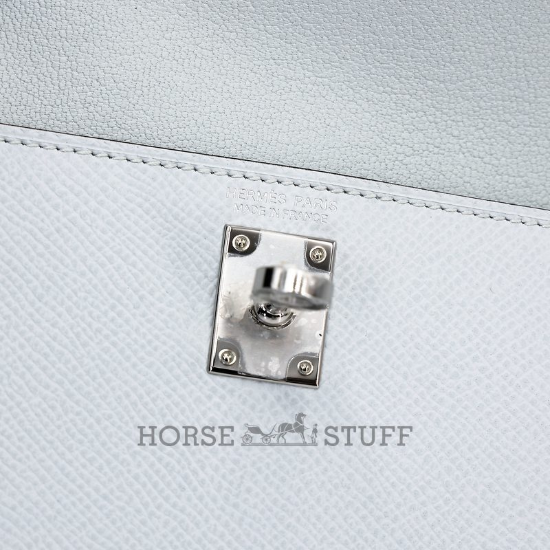 Hermès Limited Edition Kelly en Desordre Sellier 20 Gris Platine Epsom PHW