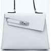 Hermès Limited Edition Kelly en Desordre Sellier 20 Gris Platine Epsom PHW
