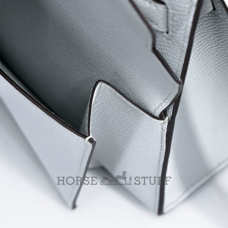 Hermès Limited Edition Kelly en Desordre Sellier 20 Gris Platine Epsom PHW