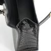 Hermès Kelly Sellier Mini II Graphite Shiny Crocodile Alligator Permabrass