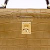 Hermès Kelly Sellier Mini II Special Order HSS Kraft / Gris Perle Matte Crocodile Alligator GHW