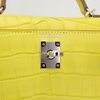 Hermès Kelly Sellier Mini II Lime Matte Crocodile Alligator PHW