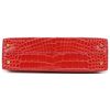 Hermès Kelly Sellier Mini II Rouge de Coeur Lisse Crocodile Alligator GHW