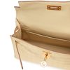 Hermès Kelly Sellier Mini II Vanilla Matte Crocodile Alligator GHW