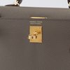 Hermès Kelly Sellier Mini II Etain Epsom GHW