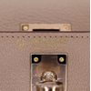 Hermès Kelly Sellier Mini II Gris Tourterelle Chèvre Mysore Permabrass HW