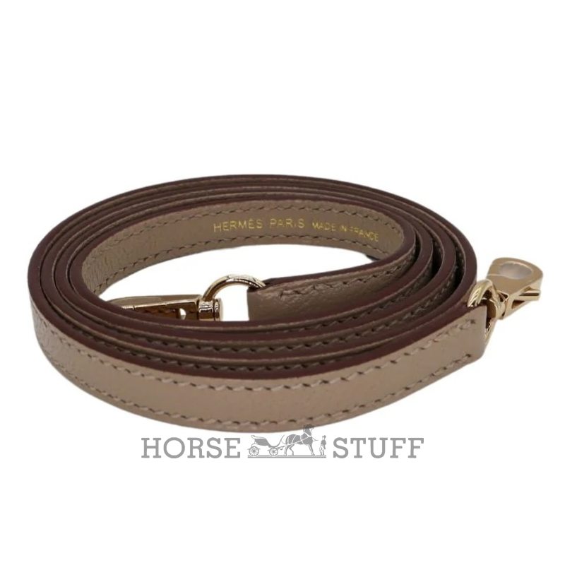 Hermès Kelly Sellier Mini II Gris Tourterelle Chèvre Mysore Permabrass HW
