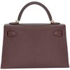 Hermès Kelly Sellier Mini II Havane Chèvre Mysore GHW