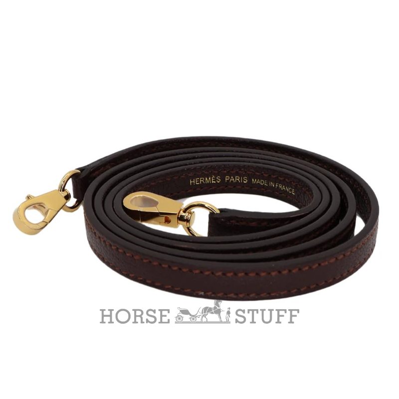 Hermès Kelly Sellier Mini II Havane Chèvre Mysore GHW
