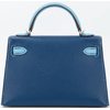 Hermès Kelly Sellier Mini II Special Order HSS Deep Blue / Celeste Chevre PHW