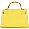 Hermès Kelly Sellier Mini II Jaune Citron Chèvre PHW