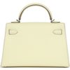 Hermès Kelly Sellier Mini II Jaune Milton Epsom PHW