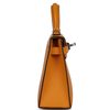Hermès Kelly Sellier Mini II Moutarde Chevre Mysore PHW