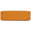 Hermès Kelly Sellier Mini II Moutarde Chevre Mysore PHW