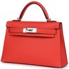 Hermès Kelly Sellier Mini II Orange Field Epsom PHW