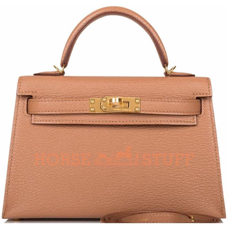 Hermès Kelly Sellier Mini II Quebracho Chèvre GHW