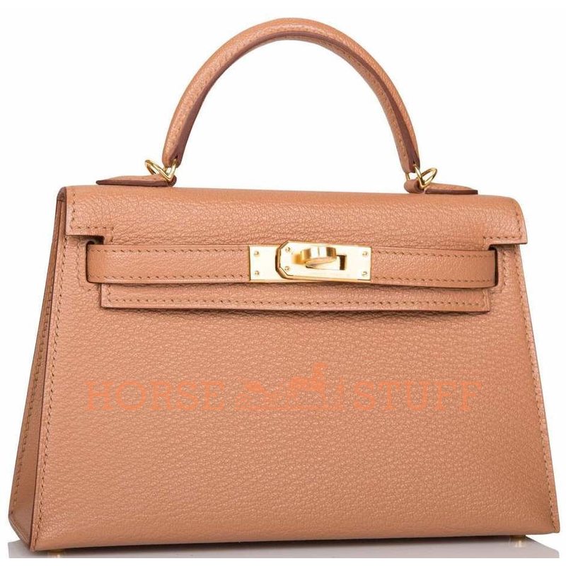 Hermès Kelly Sellier Mini II Quebracho Chèvre GHW