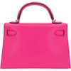 Hermès Kelly Sellier Mini II Rose Pop Chèvre Mysore PHW