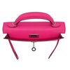 Hermès Kelly Sellier Mini II Rose Pop Chèvre Mysore PHW