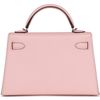 Hermès Kelly Sellier Mini II Rose Sakura Chèvre PHW