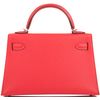 Hermès Kelly Sellier Mini II Rouge de Coeur Chèvre PHW