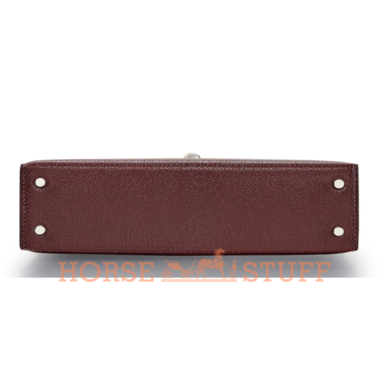 Hermès Kelly Sellier Mini II Rouge Sellier Chèvre PHW