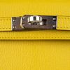 Hermès Kelly Sellier Mini II Verso Jaune de Naples / Orange Chèvre PHW