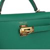 Hermès Kelly Sellier Mini II Vert Vertigo Epsom GHW