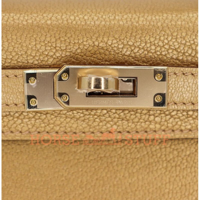 Hermès Kelly Sellier Mini II Orange Chèvre PHW