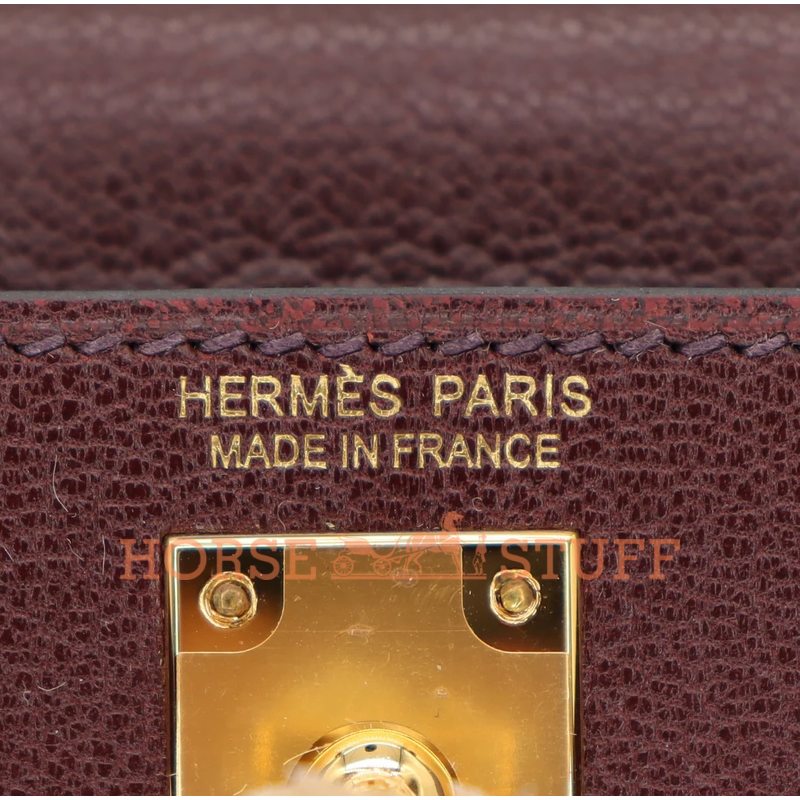 Hermès Kelly Sellier Mini II Orange Chèvre PHW