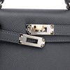Hermès Kelly Sellier Mini II Ardoise Epsom Electrum HW