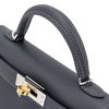 Hermès Kelly Sellier Mini II Ardoise Epsom Electrum HW