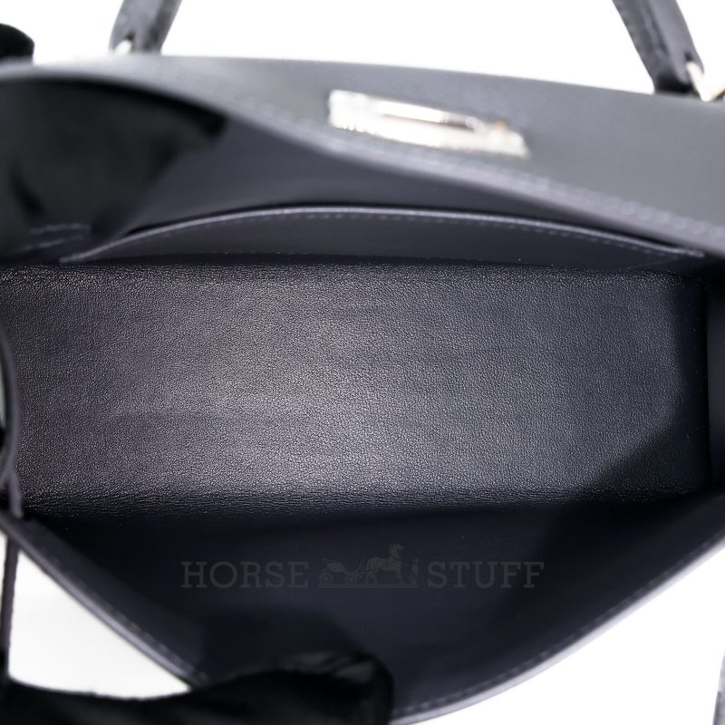 Hermès Kelly Sellier Mini II Ardoise Epsom Electrum HW