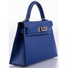 Hermès Kelly Sellier Mini II Blue Sapphire Epsom PHW