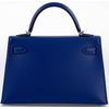 Hermès Kelly Sellier Mini II Blue Sapphire Epsom PHW