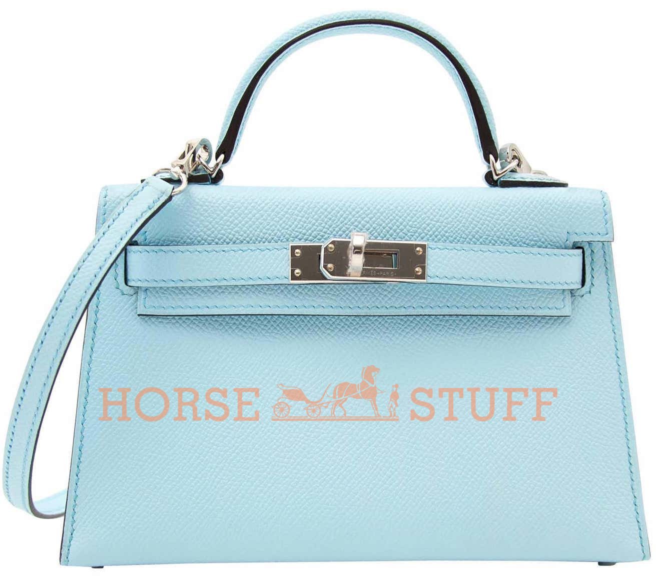 Hermès Kelly Sellier Mini II Epsom Bleu Glacier GHW. Price Upon Request -  Handbag Spa & Shop