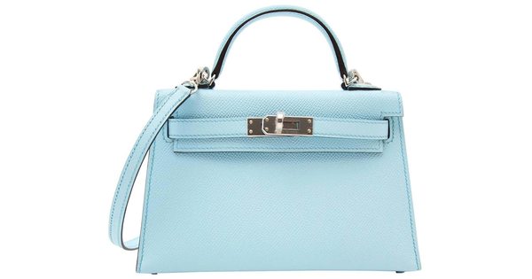 Hermès Kelly 20 Mini Sellier Epsom Bleu Nuit PHW - Kaialux