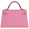 Hermès Kelly Sellier Mini II Pink Bubblegum Epsom PHW