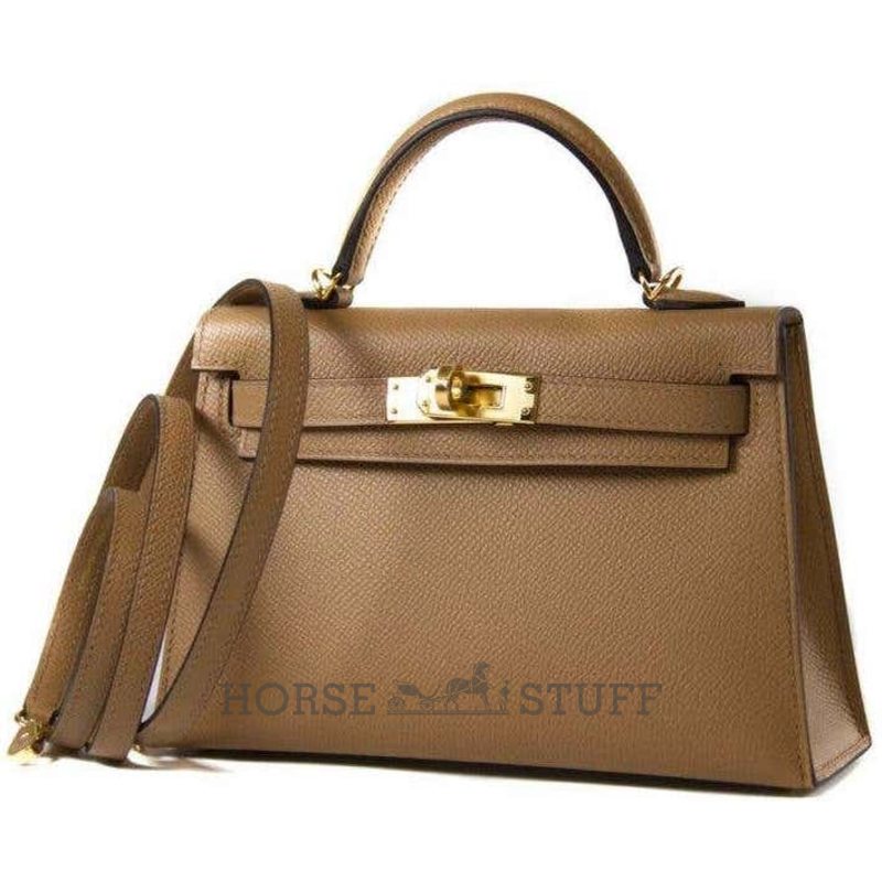 Hermès Kelly Sellier Mini II Chai Epsom GHW