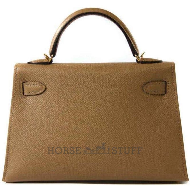 Hermès Kelly Sellier Mini II Chai Epsom GHW