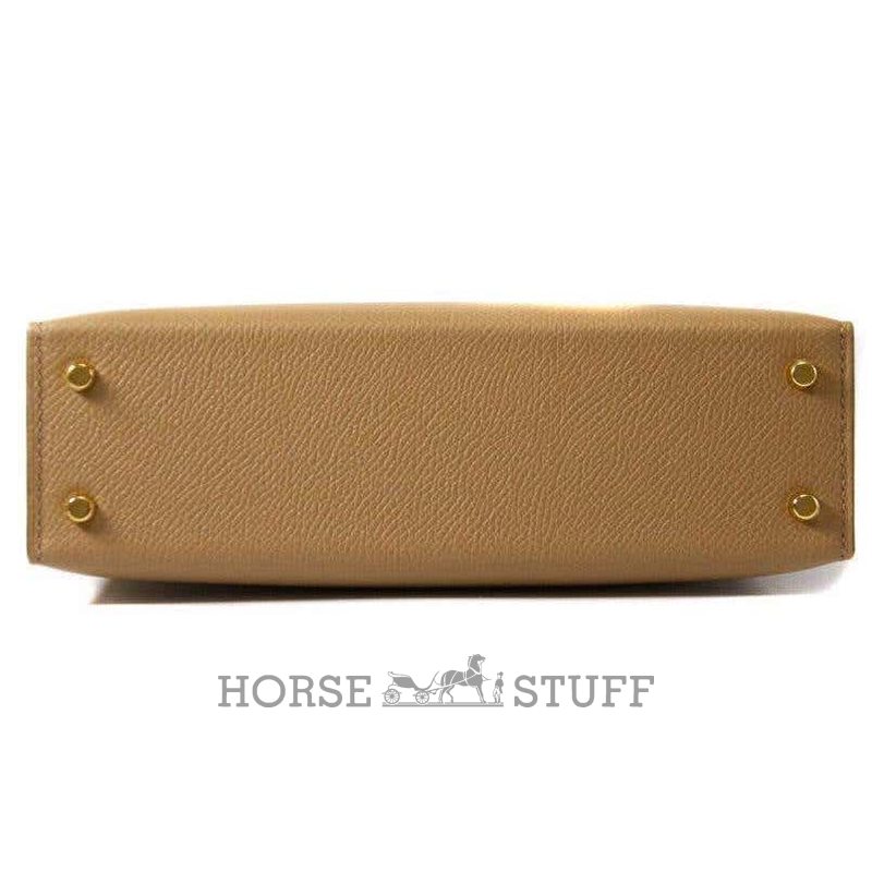 Hermès Kelly Sellier Mini II Chai Epsom GHW