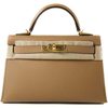 Hermès Kelly Sellier Mini II Chai Epsom GHW