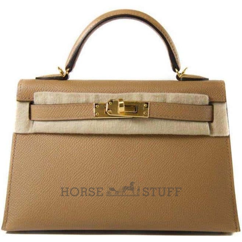 Hermès Kelly Sellier Mini II Chai Epsom GHW