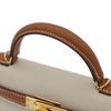 Hermès Kelly Sellier Mini II Special Order HSS Craie / Gold Epsom GHW