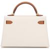 Hermès Kelly Sellier Mini II Special Order HSS Craie / Gold (stitching to leather tone) Epsom GHW