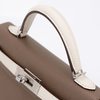 Hermès Kelly Sellier Mini II Special Order HSS Etoupe / Craie Epsom PHW