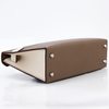 Hermès Kelly Sellier Mini II Special Order HSS Etoupe / Craie Epsom PHW