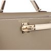 Hermès Kelly Sellier Mini II Special Order HSS Gris Asphalt / Nata Epsom GHW