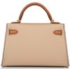 Hermès Kelly Sellier Mini II Special Order HSS Trench / Gold with contrast stitching Epsom GHW